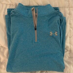 Under Armour quarter zip longsleeve shirt. Heat gear material!